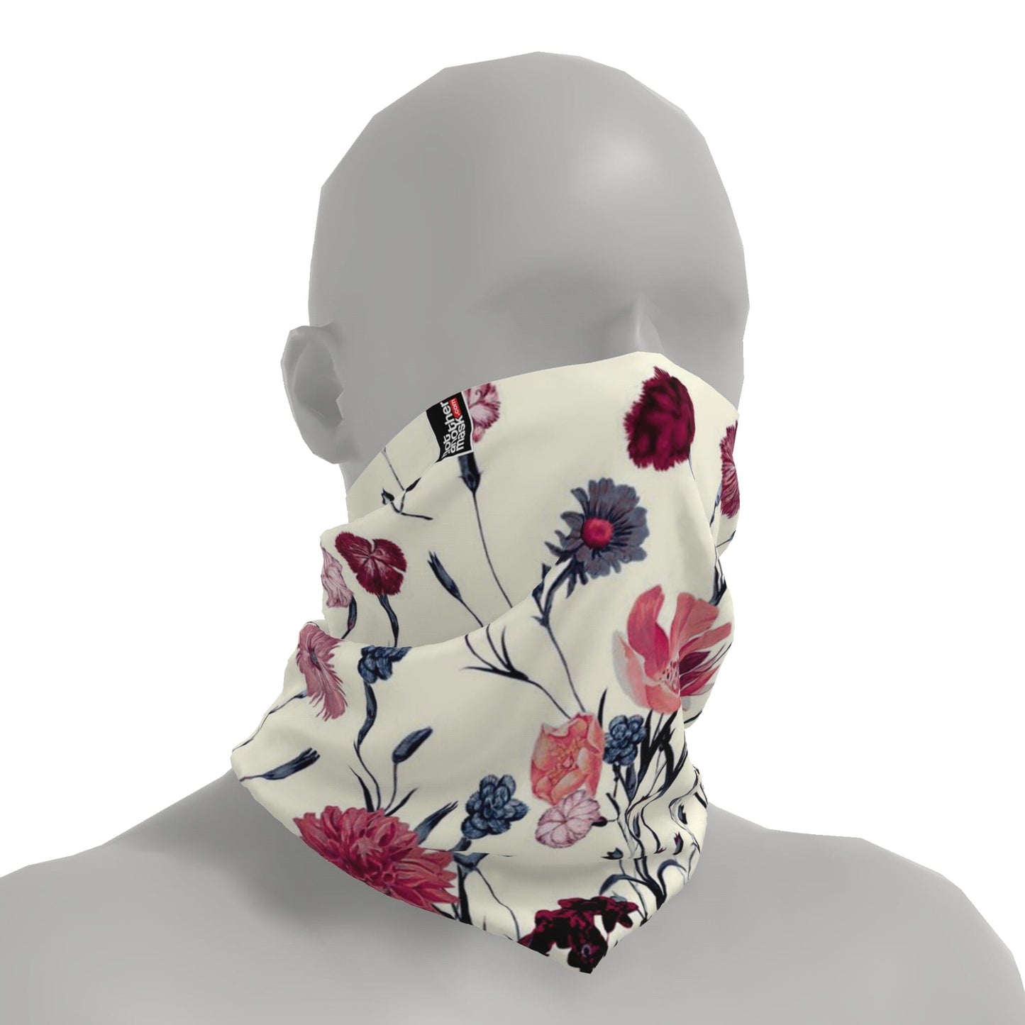 Neck-Gaiter Flowery Neck Gaiters PrintCenterShop 