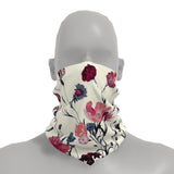 Neck-Gaiter Flowery Neck Gaiters PrintCenterShop Short - 25x25 cm 