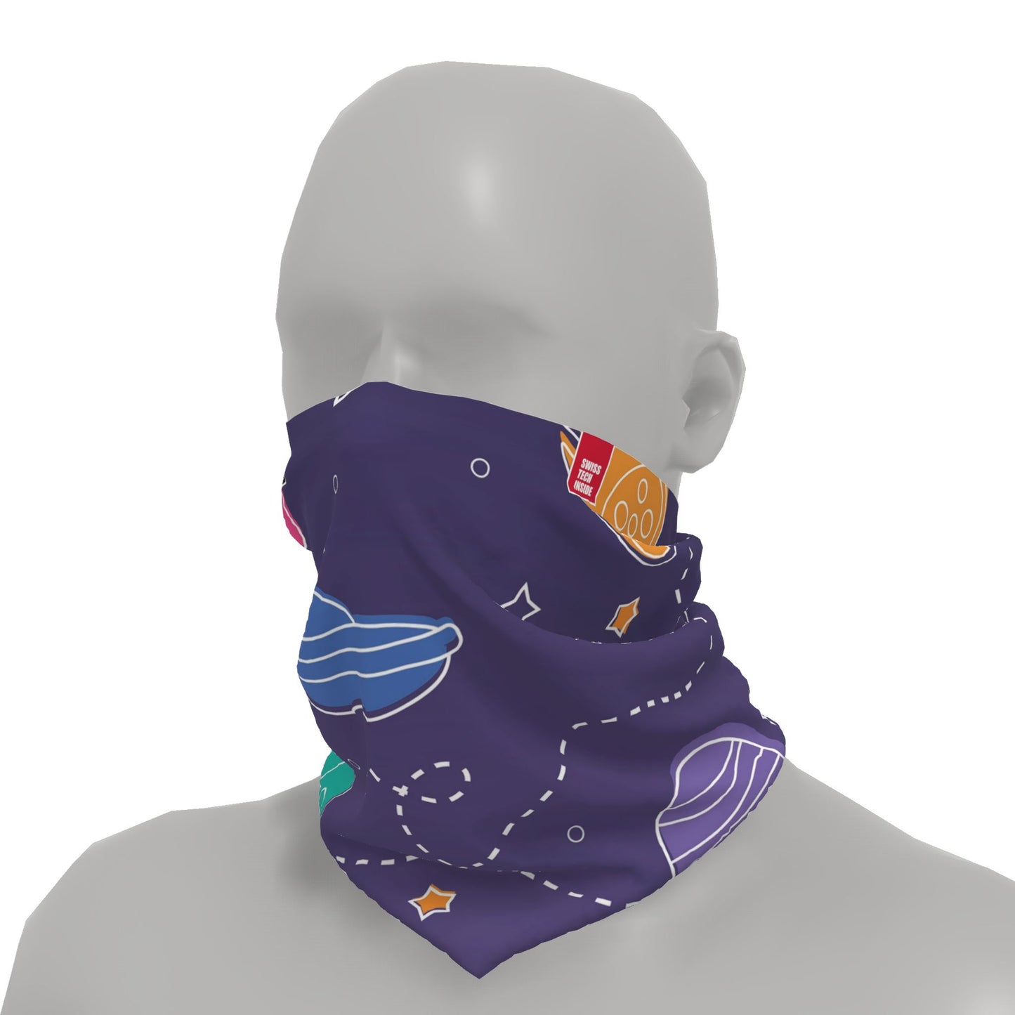 Neck-Gaiter Game of the Planets Neck Gaiters PrintCenterShop 