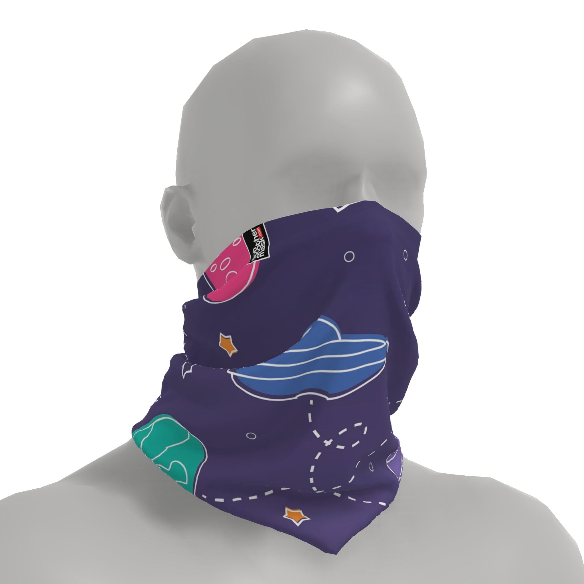 Neck-Gaiter Game of the Planets Neck Gaiters PrintCenterShop 