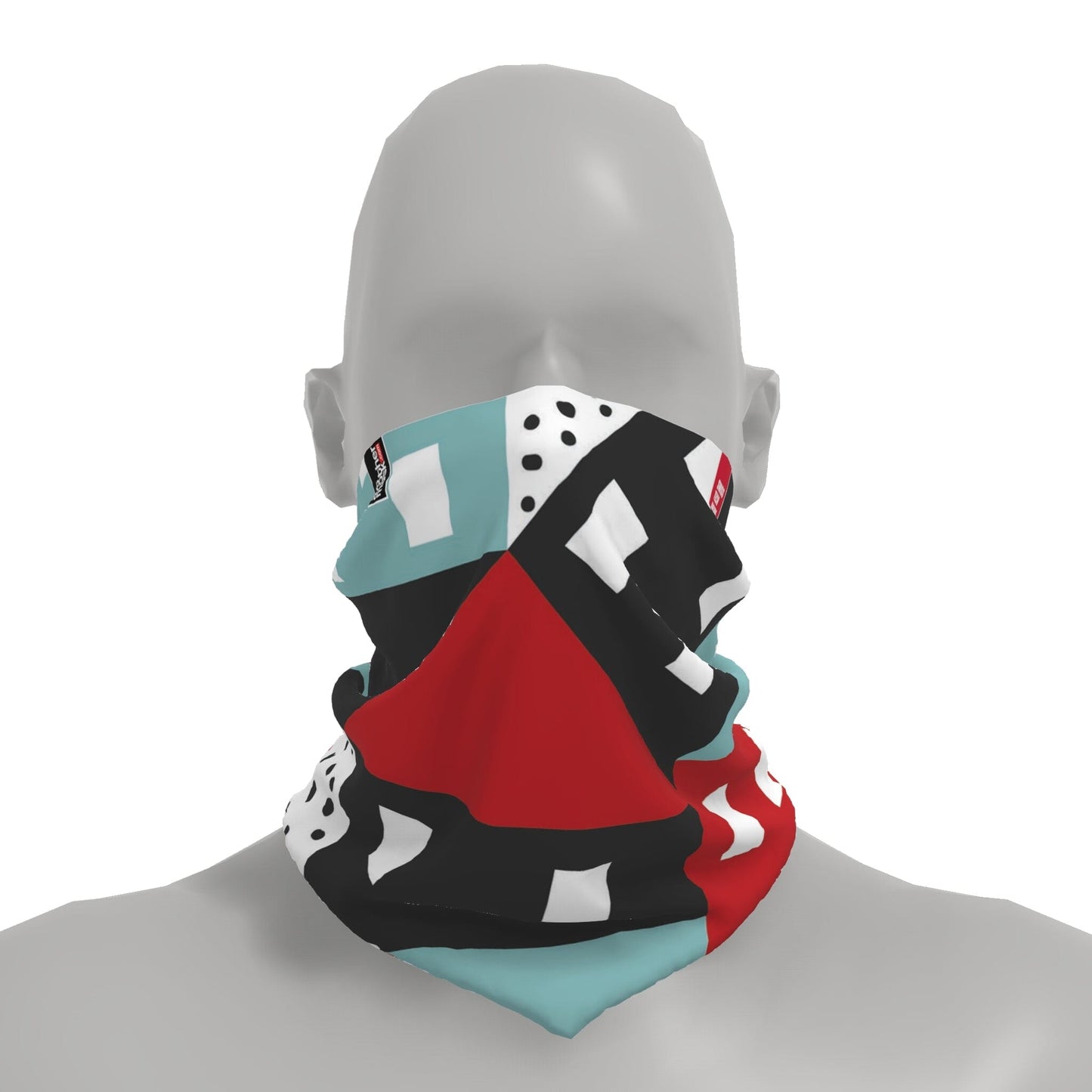 Neck-Gaiter Geometric Forms Neck Gaiters PrintCenterShop Short - 25x25 cm 