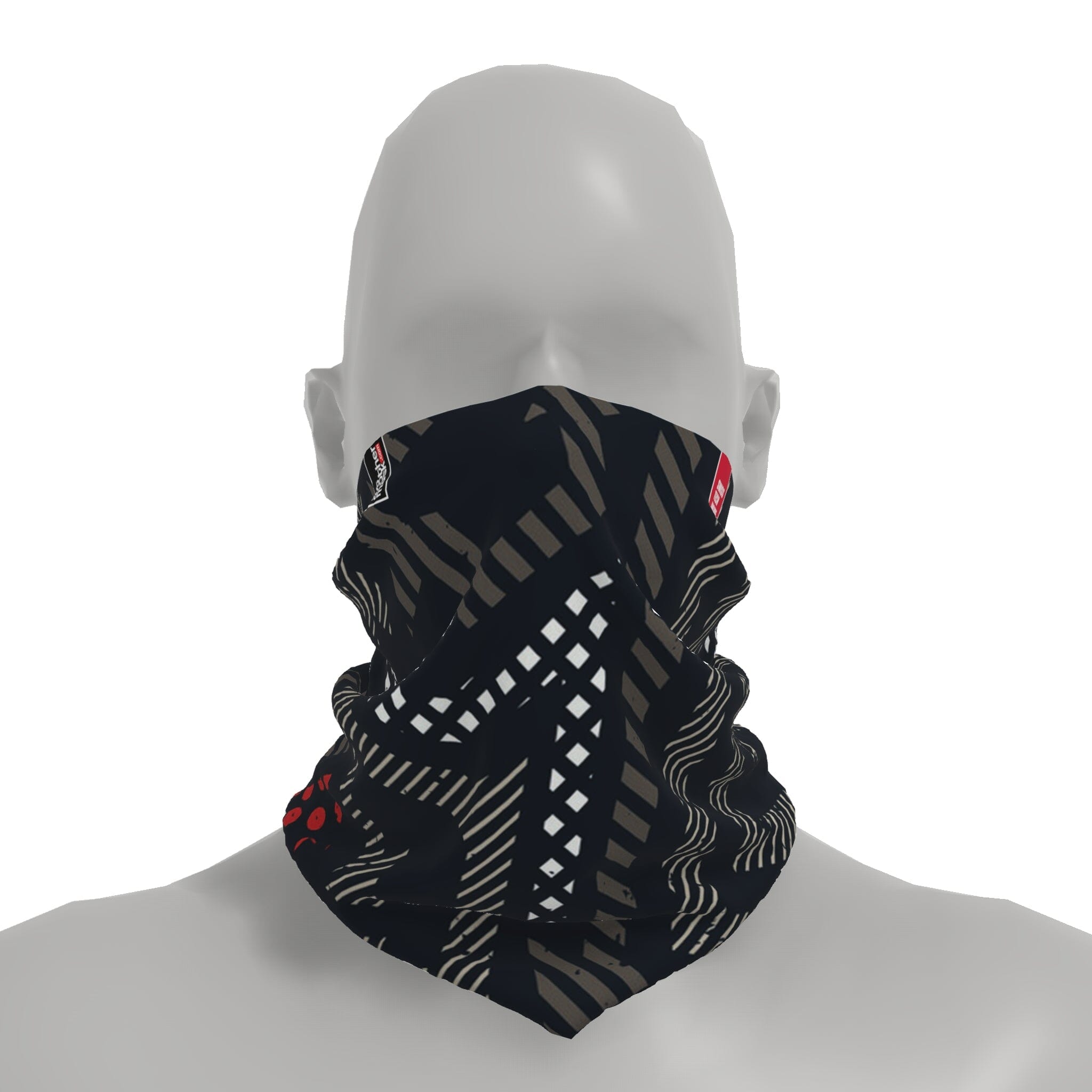 Neck-Gaiter Geometrical Neck Gaiters PrintCenterShop Short - 25x25 cm 