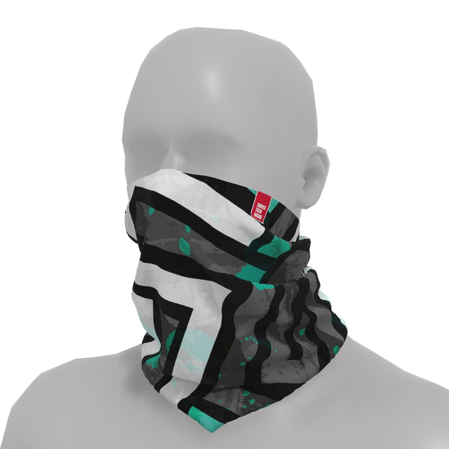 Neck-Gaiter Geometrical Spots Neck Gaiters PrintCenterShop 