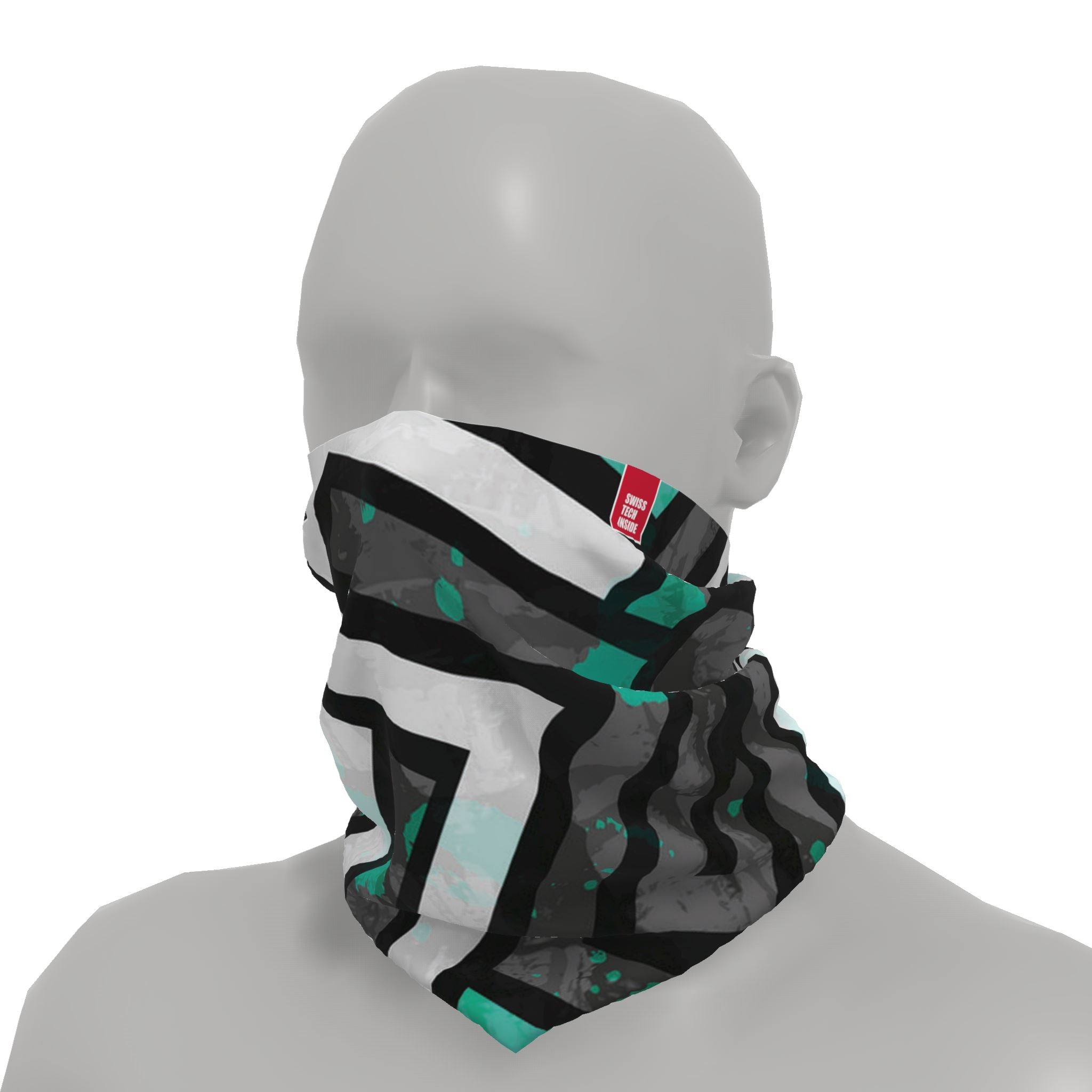 Neck-Gaiter Geometrical Spots Neck Gaiters PrintCenterShop 