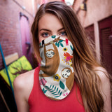 Neck-Gaiter Monkey's Garden Neck Gaiters PrintCenterShop Long - 25x50 cm 