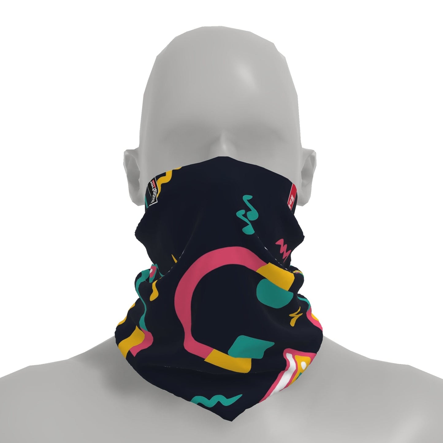 Neck-Gaiter Music Power Neck Gaiters PrintCenterShop Short - 25x25 cm 