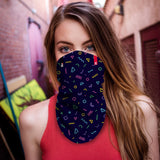 Neck-Gaiter New Retro Neck Gaiters PrintCenterShop Long - 25x50 cm 