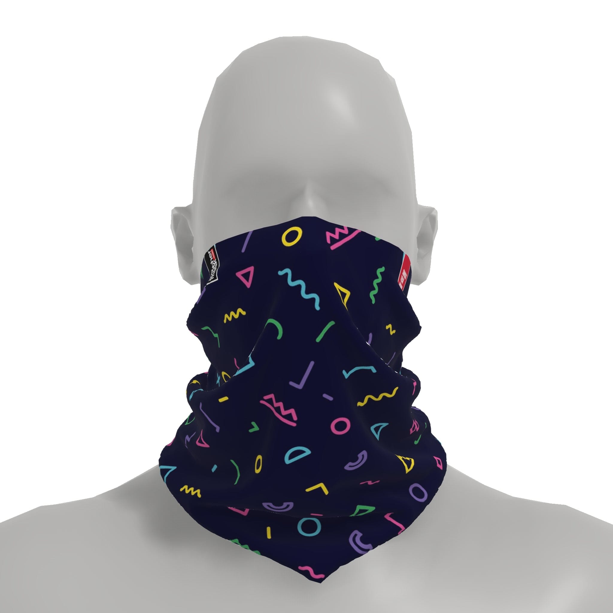 Neck-Gaiter New Retro Neck Gaiters PrintCenterShop Short - 25x25 cm 