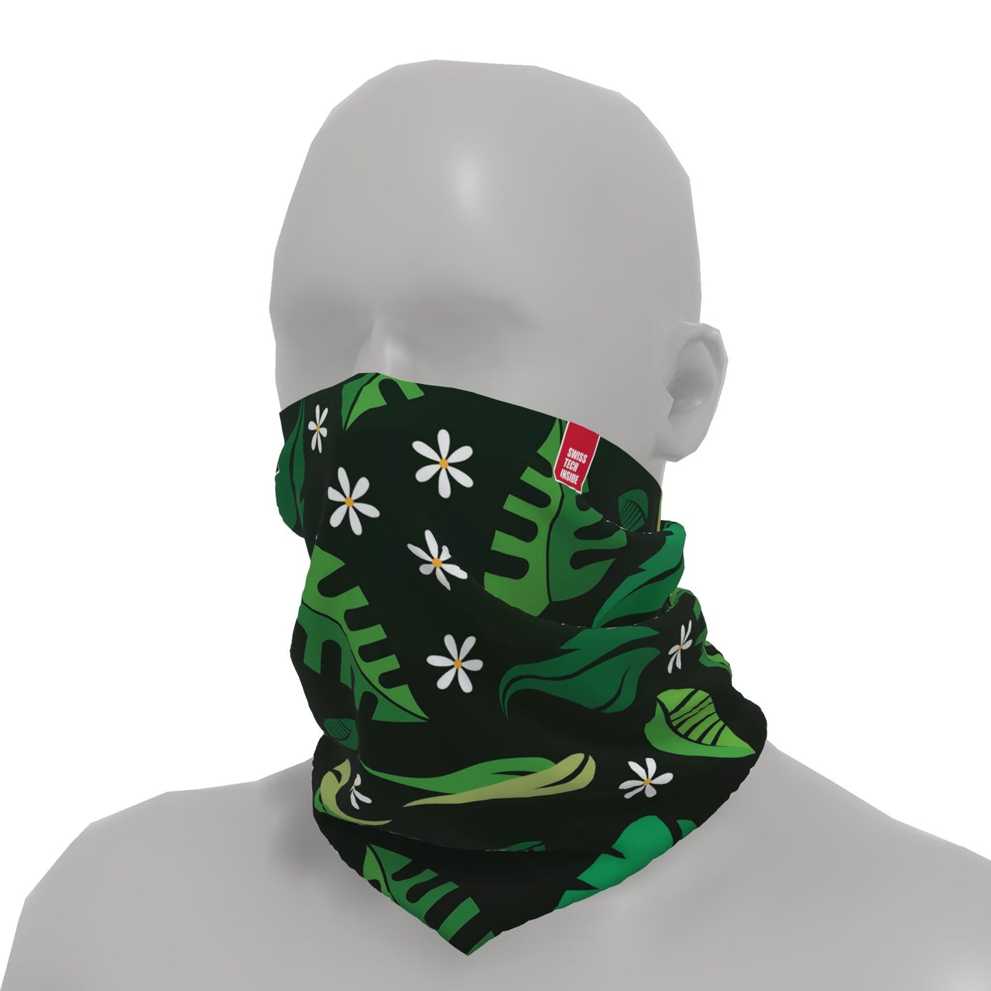 Neck-Gaiter Spring Leafs Neck Gaiters PrintCenterShop Kids - 24x25 cm 