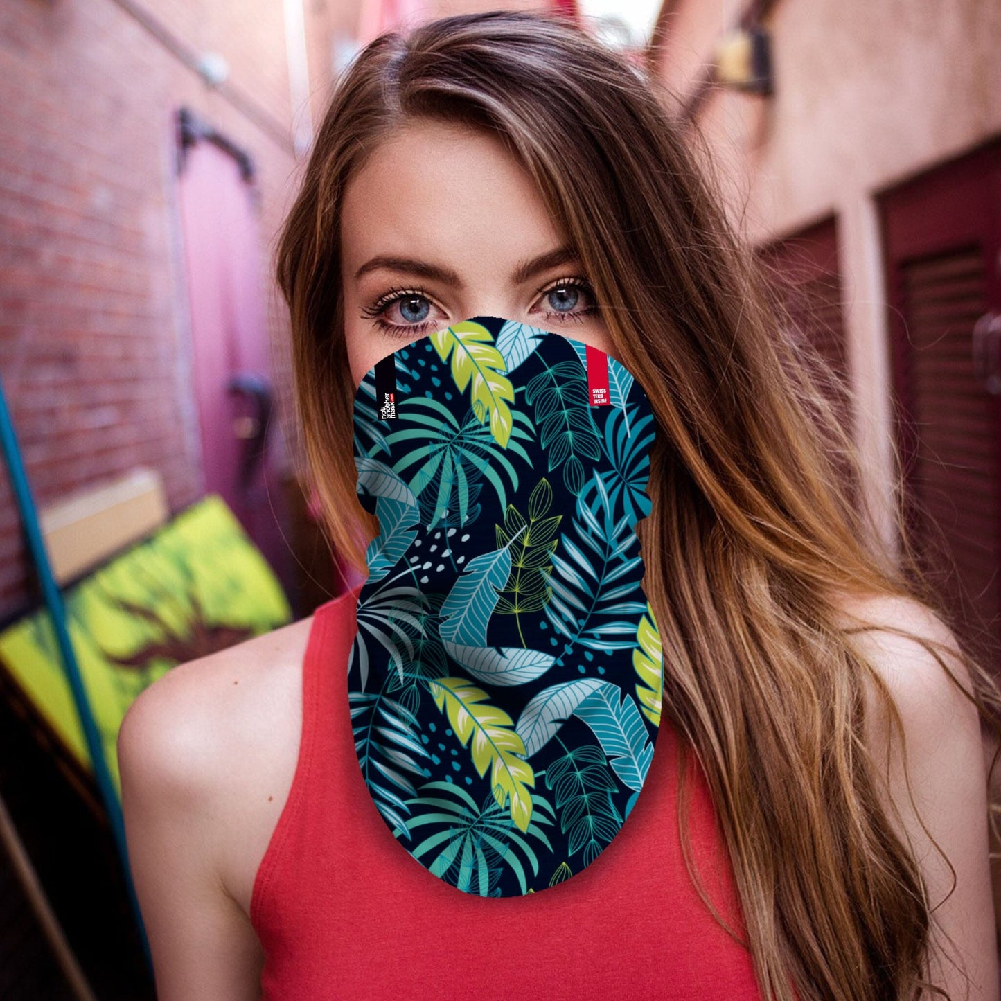 Neck-Gaiter Tropical Paradise Neck Gaiters PrintCenterShop Long - 25x50 cm 