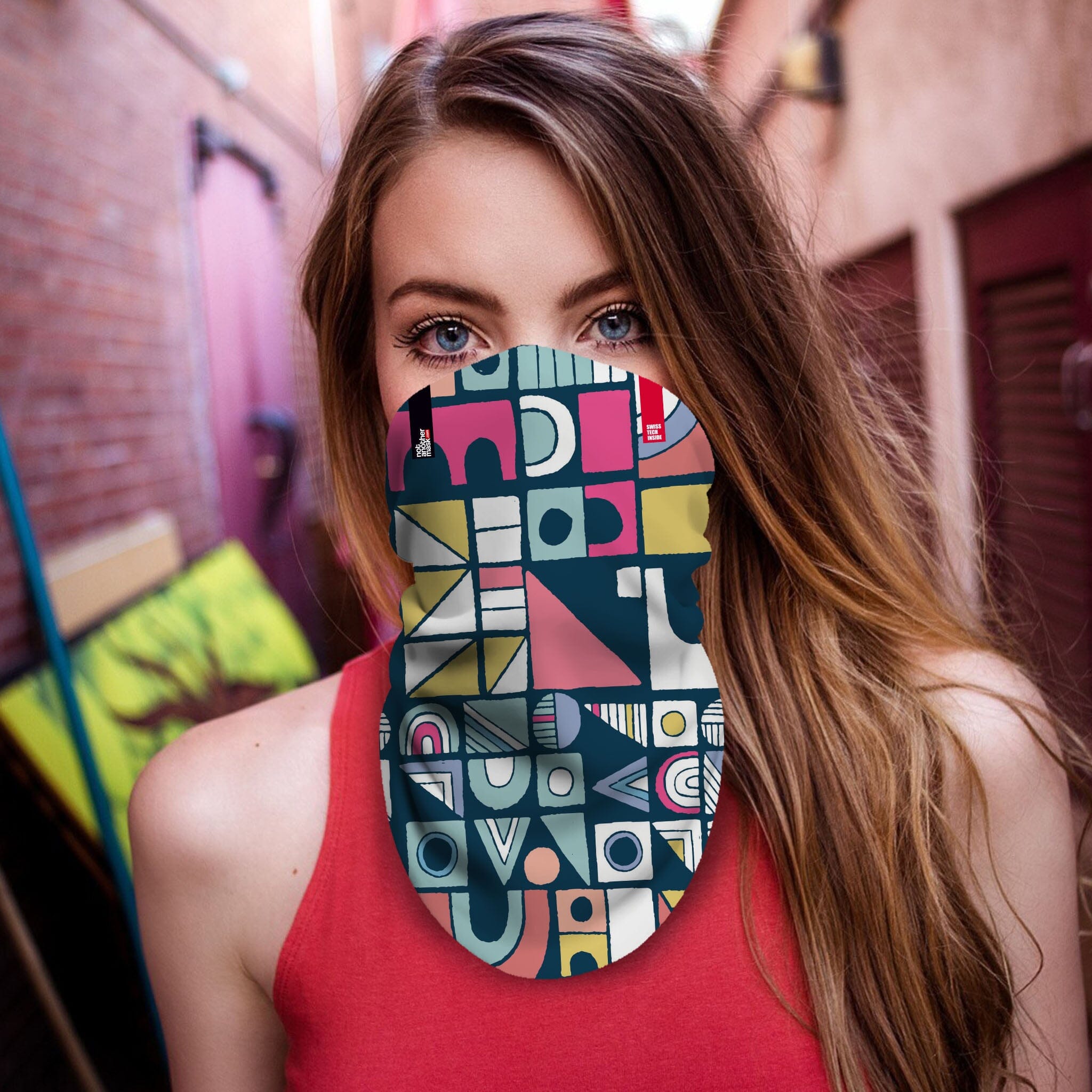 Neck-Gaiter Urban Street Art Neck Gaiters PrintCenterShop Long - 25x50 cm 