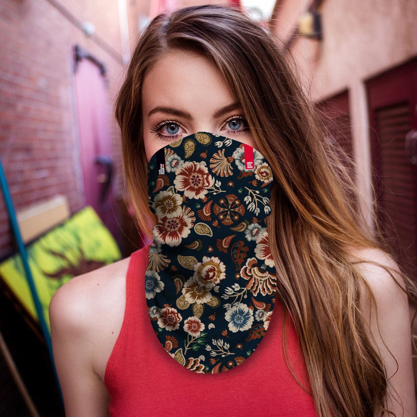 Neck-Gaiter Wild Flowers Neck Gaiters PrintCenterShop Long - 25x50 cm 