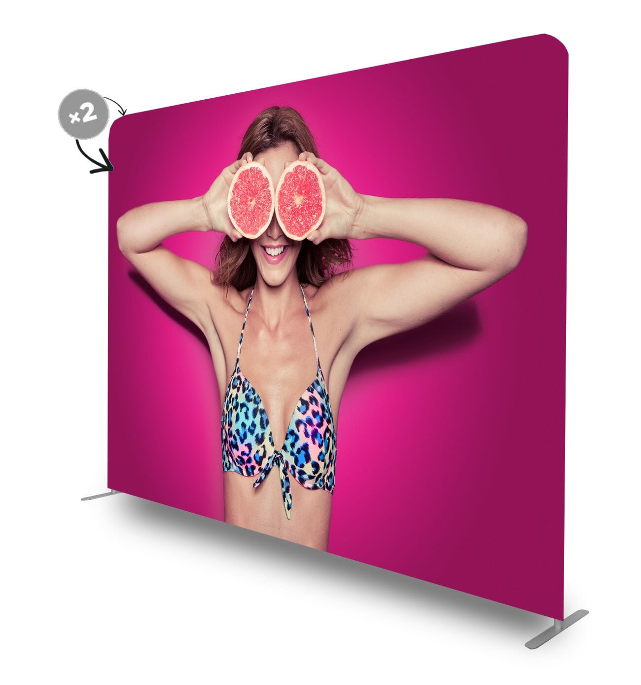 POP UP Textil Drept 5.0 m POP UP Textil Drept PrintCenterShop 