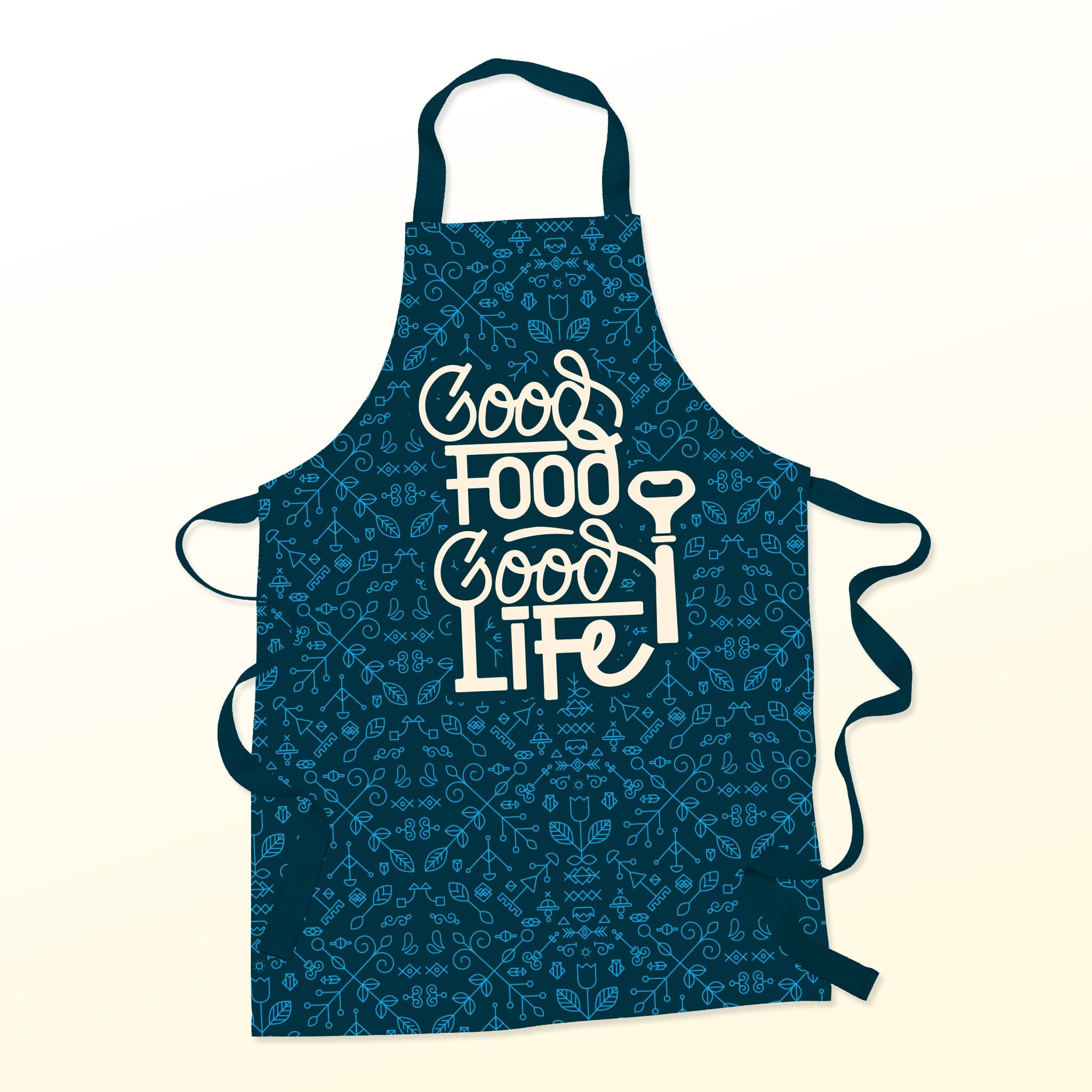 Șorț de bucătărie bărbați Good food, Good life Aprons TextileDivision 