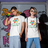 Tricou alb Let's Do It, Romania! Tshirt TextileDivision 