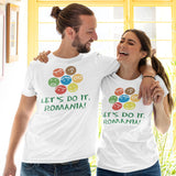 Tricou alb Let's Do It, Romania! Tshirt TextileDivision 