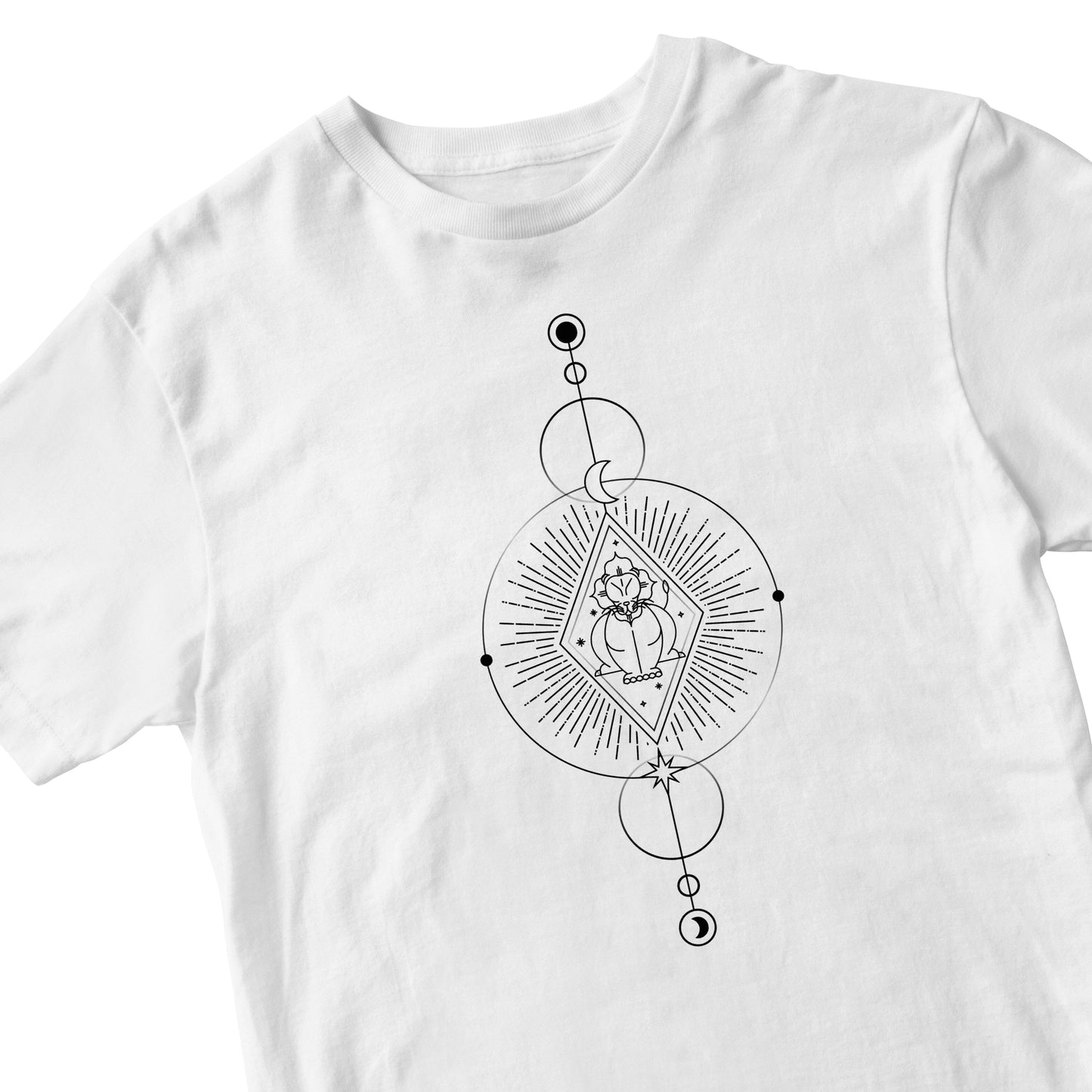 Tricou alb "Leu " Tshirt TextileDivision 