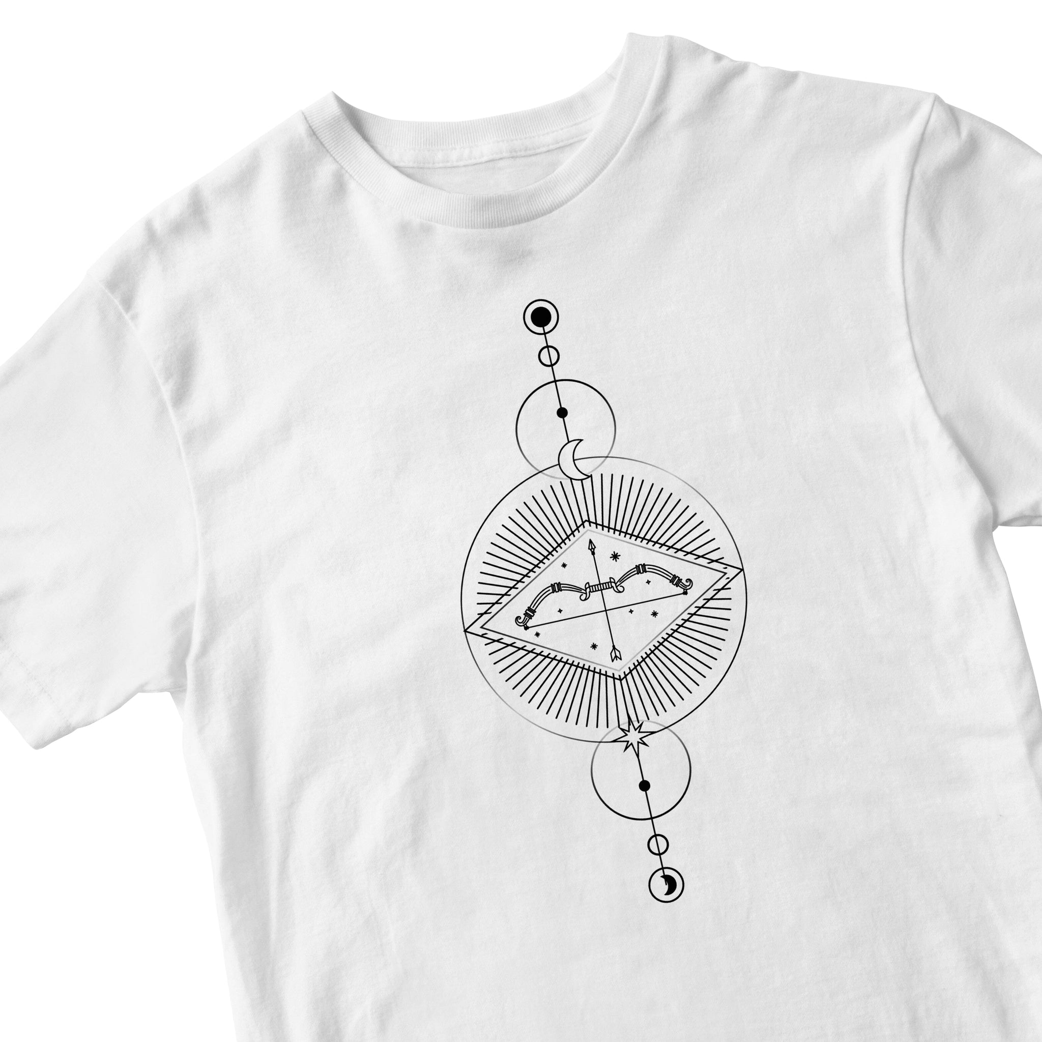 Tricou alb "Sagetator" Tshirt TextileDivision 