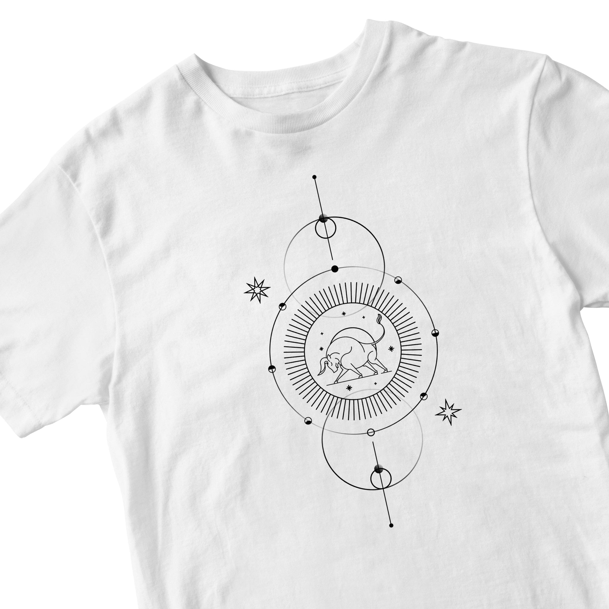 Tricou alb "Taur " Tshirt TextileDivision 