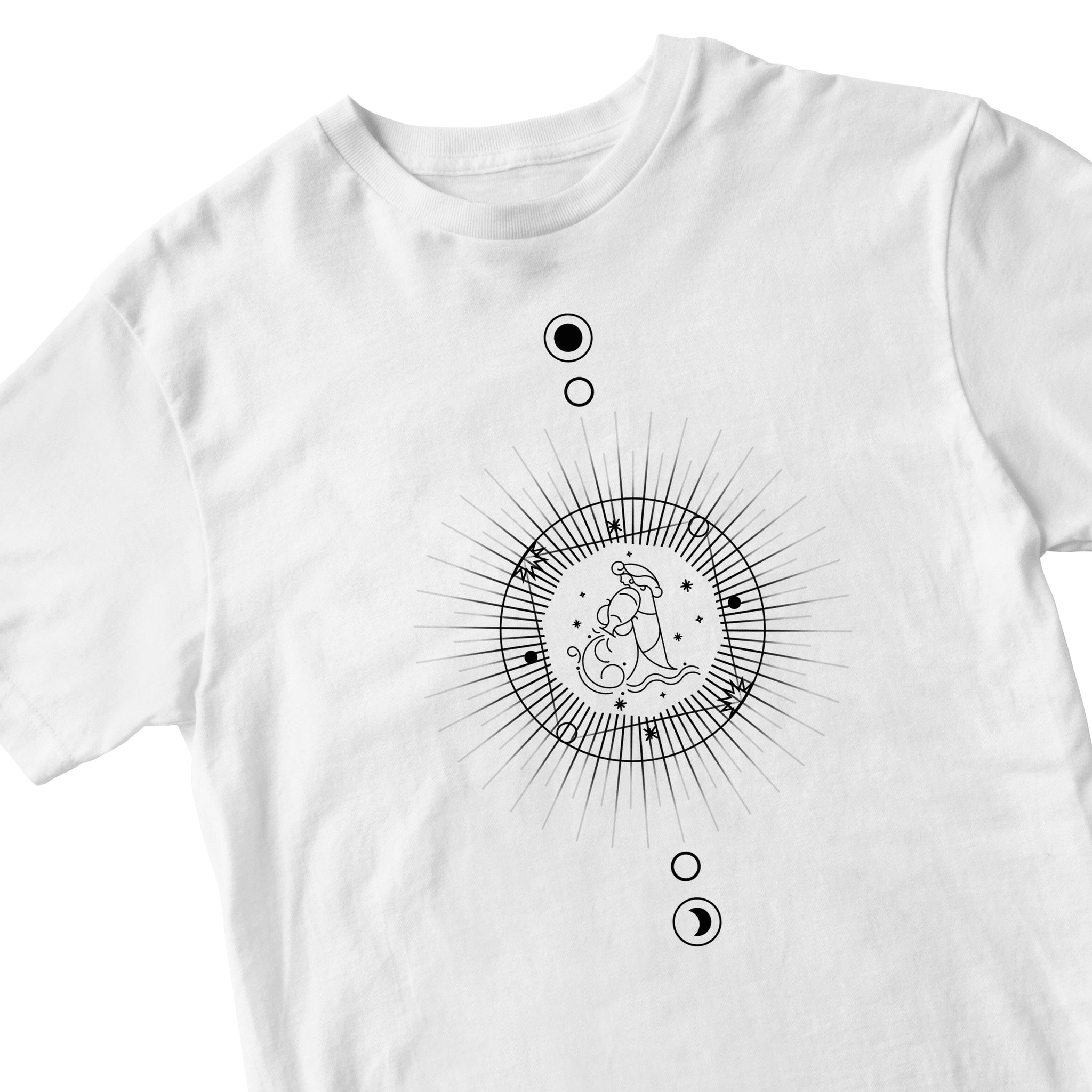 Tricou alb "Varsator" Tshirt TextileDivision 