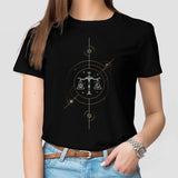Tricou negru "Balanta " Tshirt TextileDivision 