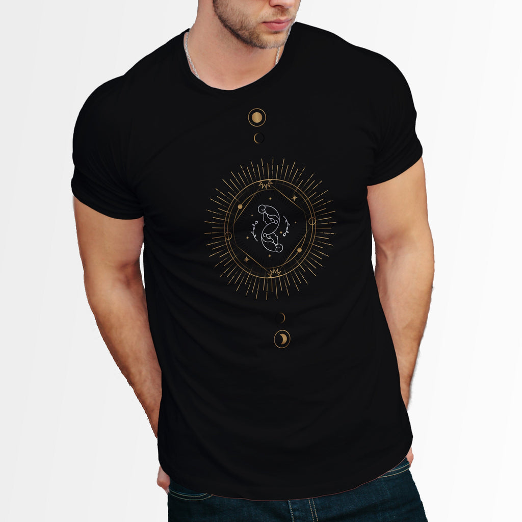 Tricou Negru "Gemeni " Tshirt TextileDivision 