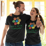 Tricou negru Let's Do It, Romania! Tshirt TextileDivision 
