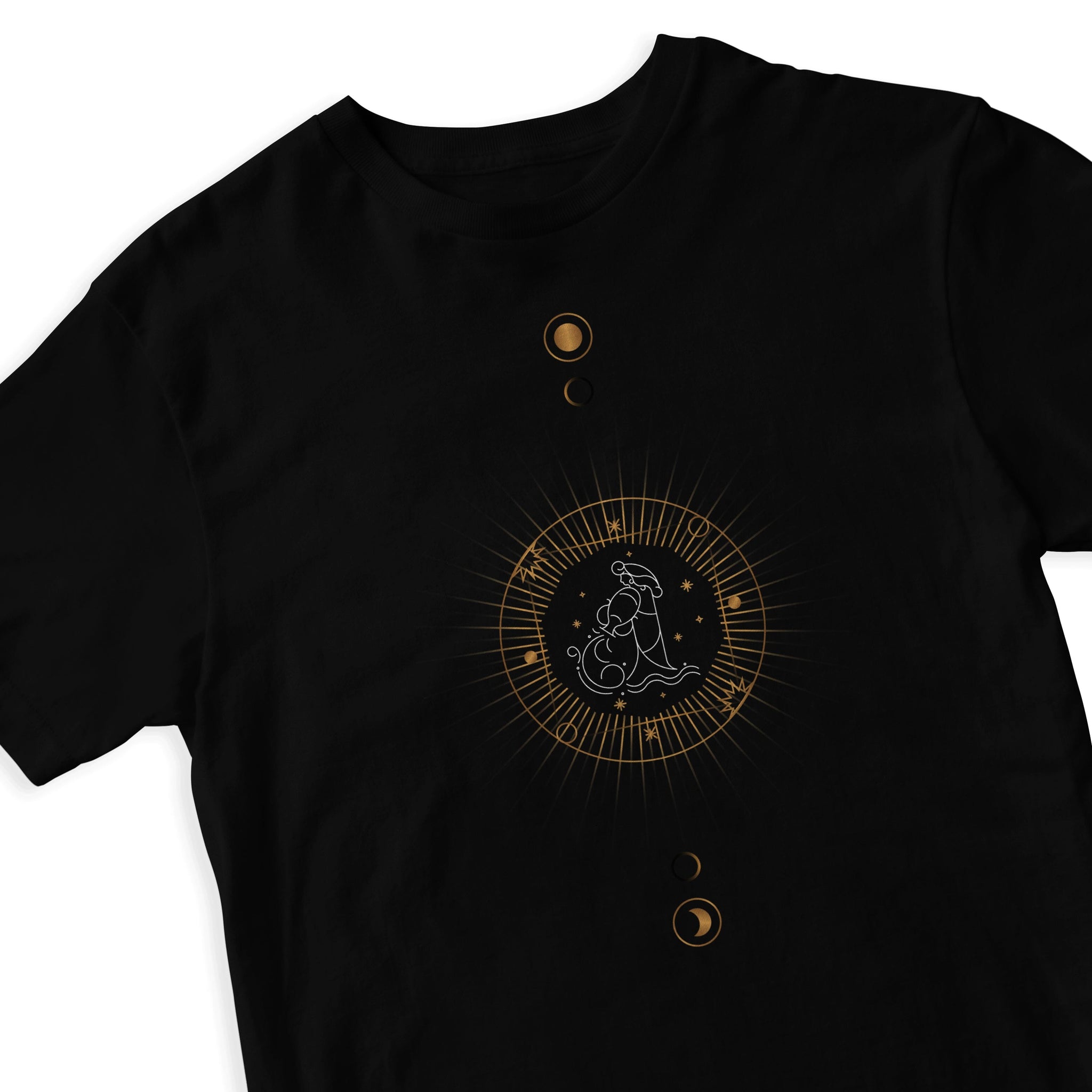 Tricou Negru "Varsator " Tshirt TextileDivision 